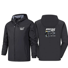 Boeing 757 & Rolls Royce Engine (RB211) Rain Jackets & Windbreakers