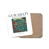 Thumbnail for GUWAHATI - Poster - Coaster - White