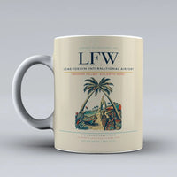 Thumbnail for International Airport LFW Mug design on beige lome tokoin