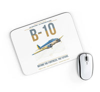 Thumbnail for Martin B-10 design on white rectangle mouse pad