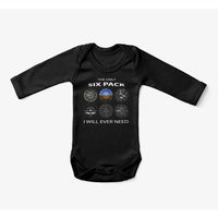 Thumbnail for Only Six Pack I Will Baby Bodysuit - view 2