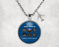 Thumbnail for Only Six Pack I Will Necklace - view 2