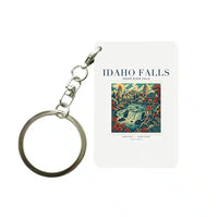 Thumbnail for IDAHO FALLS - Poster - Key Chain - White