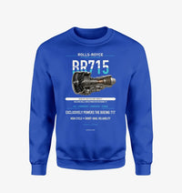 Thumbnail for BR715 design on blue sweatshirt