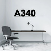Thumbnail for Customisable Airbus A340 Metal Sign - view 2