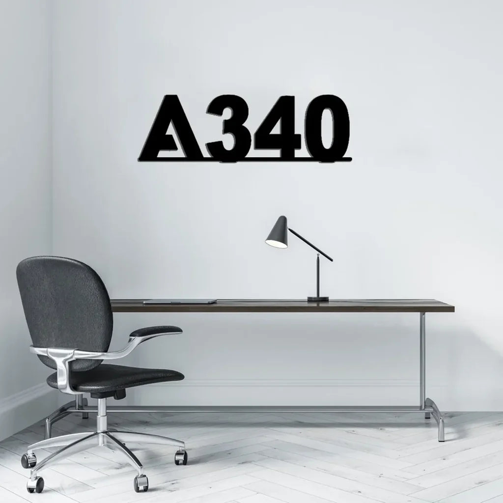 Customisable Airbus A340 Metal Sign - view 2