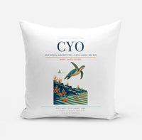 Thumbnail for Vilo Acuña Airport (CYO) design on white pillow