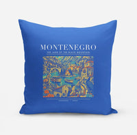 Thumbnail for MONTENEGRO - Poster - Pillow - Blue