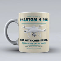 Thumbnail for Phantom 4 RTK Mug design on beige dji