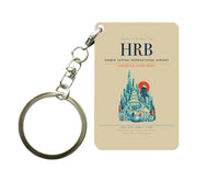 Thumbnail for Harbin Taiping International Airport HRB Key Chain design on beige key chain