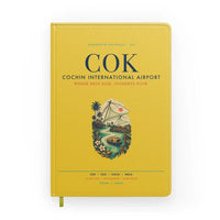 Thumbnail for Cochin International Airport Kochi (COK) design on yellow notebook
