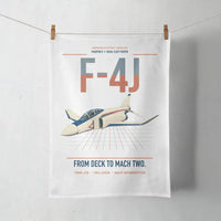 Thumbnail for F-4J Phantom II design on white towel