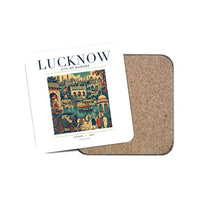 Thumbnail for LUCKNOW - Poster - Coaster - White
