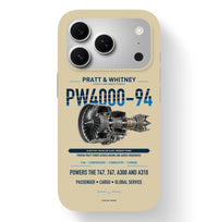 Thumbnail for PW4000-94 Case design on beige iphone case