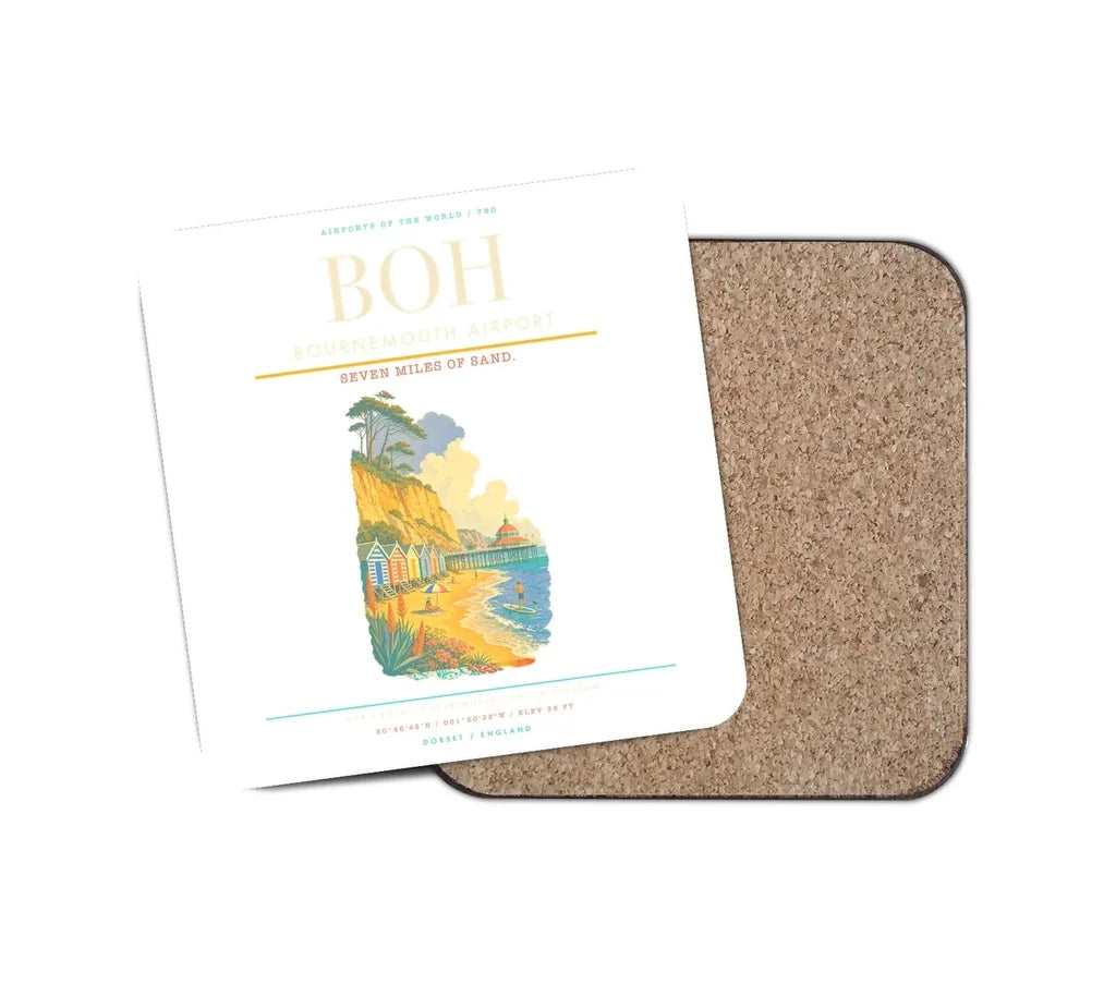Bournemouth Airport BOH Coaster 1-Piece - White