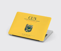 Thumbnail for Cancún International Airport (CUN) design on yellow MacBook case