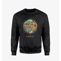 Thumbnail for NAFPLIO - Badge - Sweatshirt - Black