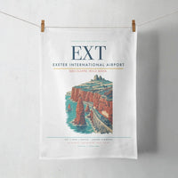 Thumbnail for Exeter International Airport (EXT) design on white towel