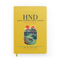 Thumbnail for Tokyo Haneda Airport (HND) design on yellow notebook