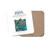 Thumbnail for Frankfurt-Hahn Airport (HHN) design on white 1 piece coaster