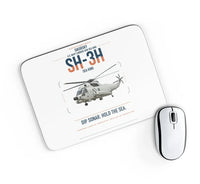 Thumbnail for Sikorsky SH-3H Sea King design on white rectangle mouse pad