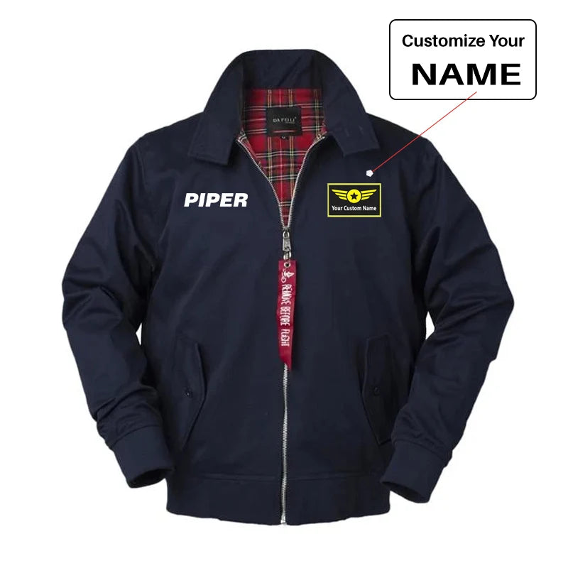 Customisable Piper & Text Jacket - view 3
