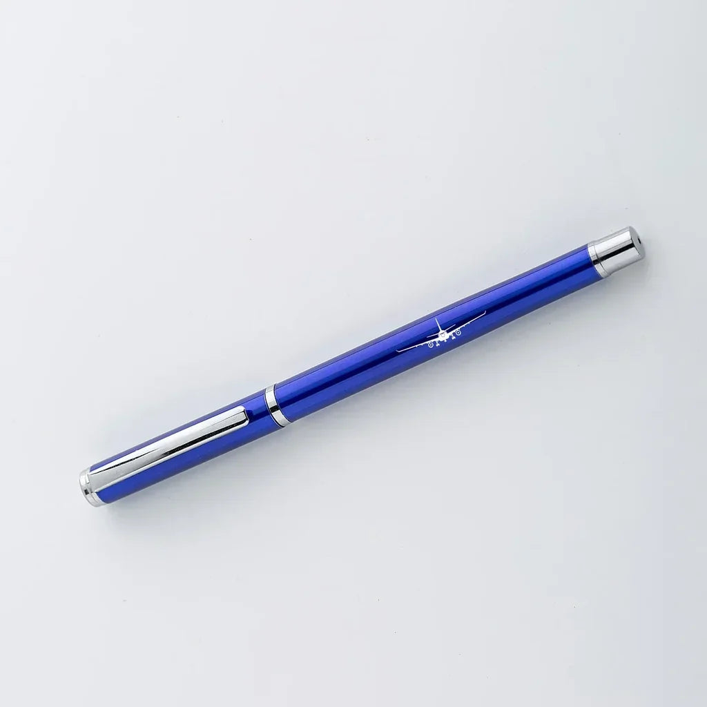 Airbus A330 Silhouette ballpen - blue