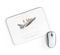 Thumbnail for English Electric Lightning F6 design on white rectangle mouse pad