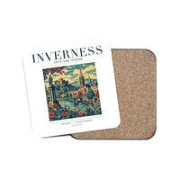 Thumbnail for INVERNESS - Poster - Coaster - White