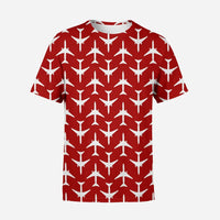 Thumbnail for Perfectly Sized Seamless Airplanes 3D T-Shirt - view 2