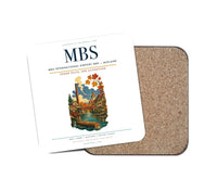 Thumbnail for MBS International Airport (MBS) design on white 1 piece coaster