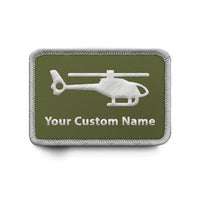 Thumbnail for Customisable Helicopter Embroidery Patch - view 2