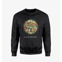 Thumbnail for PALM DESERT - Badge - Sweatshirt - Black