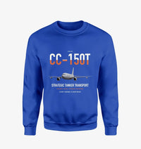 Thumbnail for Airbus CC-150T Polaris design on blue sweatshirt