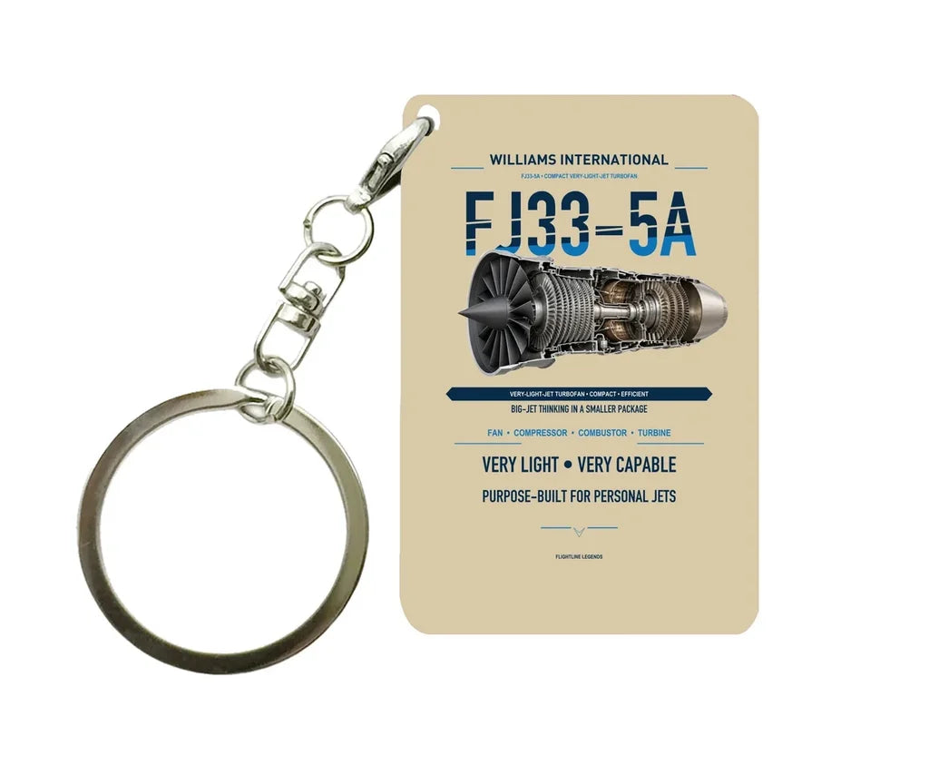 FJ33-5A Key Chain design on beige key chain