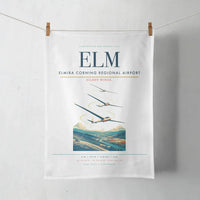Thumbnail for Elmira Corning Regional Airport (ELM) design on white towel