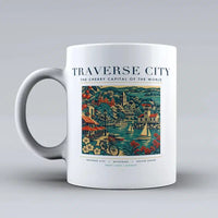 Thumbnail for TRAVERSE CITY - Poster - Mug - White