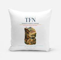 Thumbnail for Tenerife North Airport (TFN) design on white pillow