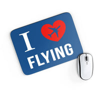 Thumbnail for I Love Flying Mouse Pad - view 2
