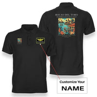 Thumbnail for BOCAS DEL TORO - Poster - Double-Side Polo - Black + Name
