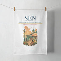 Thumbnail for London Southend Airport (SEN) design on white towel