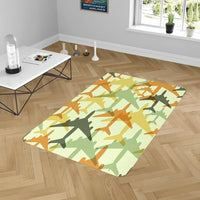 Thumbnail for Seamless Colourful Airplanes Floor Mat - view 2