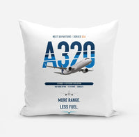 Thumbnail for Airbus A320neo design on white pillow