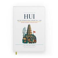 Thumbnail for Phu Bai International Airport (HUI) design on white notebook