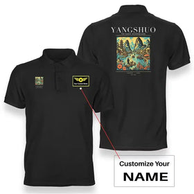 Yangshuo City Series Premium Polo T-Shirts