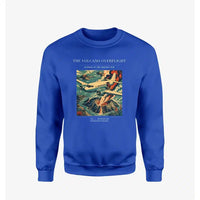 Thumbnail for VINTAGE G4206 - The Volcano Overflight - Designed Sweatshirts design on blue