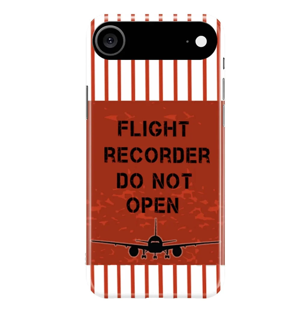 Flight Recorder Do Not Open iPhone Case - view 2