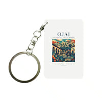 Thumbnail for OJAI - Poster - Key Chain - White