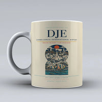 Thumbnail for International Airport DJE Mug design on beige djerba zarzis
