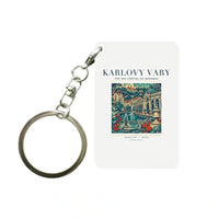 Thumbnail for KARLOVY VARY - Poster - Key Chain - White